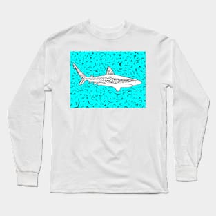 SHARK ink portrait Long Sleeve T-Shirt